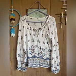 Kimchi Blue Peasant Blouse